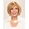 Monofilament Straight 6" Bob Blonde Hair Wigs