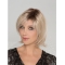 Blonde Synthetic Bobs Straight Chin Length Sleek Lace Front Wigs