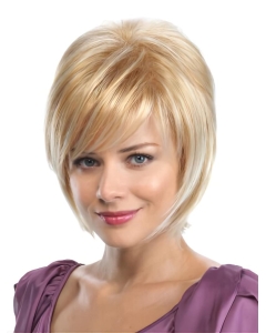Straight 8" Blonde Synthetic Bobs Medium Wigs Straight 8" Blonde Synthetic Bobs Medium Wigs