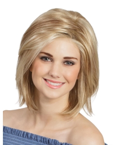 Monofilament Straight 12" Blonde Bob Wigs Monofilament Straight 12" Blonde Bob Wigs
