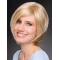 Incredible 12" Chin Length Straight Blonde Bob Wigs