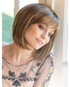 10" Chin Length Brown Straight Beautiful Bob Wigs 10" Chin Length Brown Straight Beautiful Bob Wigs