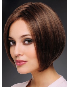 100% Hand-tied 10" Trendy Brown Bobs Human Hair Wigs 100% Hand-tied 10" Trendy Brown Bobs Human Hair Wigs