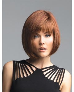 10" Chin Length Auburn Straight Fashionable Bob Wigs 10" Chin Length Auburn Straight Fashionable Bob Wigs