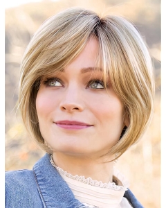 10" Chin Length Blonde Straight High Quality Bob Wigs 10" Chin Length Blonde Straight High Quality Bob Wigs