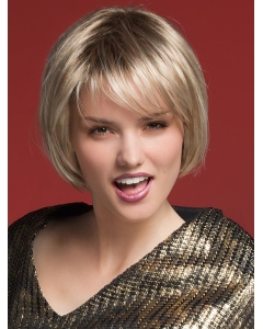 Straight Chin Length Blonde Bob Synthetic Wigs Straight Chin Length Blonde Bob Synthetic Wigs