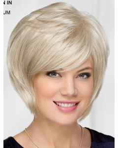 10" Chin Length Platinum Blonde Straight Top Bob Wigs 10" Chin Length Platinum Blonde Straight Top Bob Wigs
