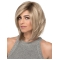Blonde Lace Front 12" With Bangs Fashionable Synthetic Wigs
