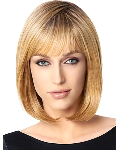 10" Straight Blonde Bobs Medium Wigs 10" Straight Blonde Bobs Medium Wigs