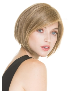 10" Straight Stylish Blonde Chin Length Human Hair Wigs 10" Straight Stylish Blonde Chin Length Human Hair Wigs