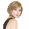10" Straight Stylish Blonde Chin Length Human Hair Wigs