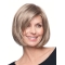 Blonde Braw Monofilament Synthetic Medium Wigs