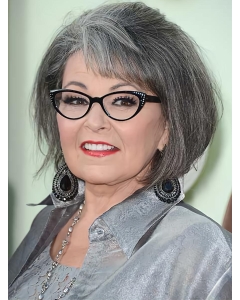 12" Straight Chin Length Lace Front Grey Mature Women Wigs 12" Straight Chin Length Lace Front Grey Mature Women Wigs