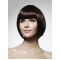 Trendy Black Straight Chin Length Human Hair Wigs