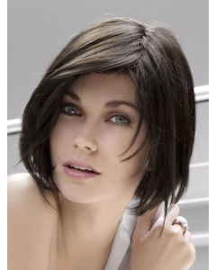 Easeful Black Lace Front Chin Length Celebrity Wigs Easeful Black Lace Front Chin Length Celebrity Wigs