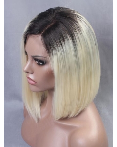 Inspired Ombre Bob Full Lace Human Hair Wig Inspired Ombre Bob Full Lace Human Hair Wig