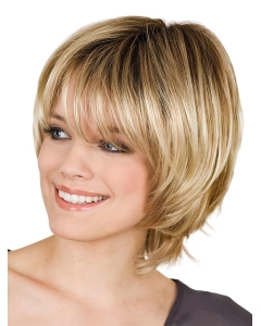 Blonde Straight Synthetic Cosy Short Wigs Blonde Straight Synthetic Cosy Short Wigs