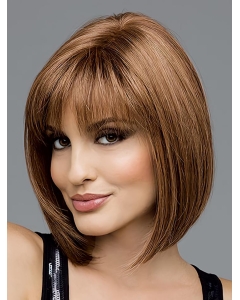 Brown Straight Synthetic Gorgeous Medium Wigs Brown Straight Synthetic Gorgeous Medium Wigs