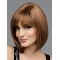 Brown Straight Synthetic Gorgeous Medium Wigs
