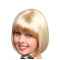 Bobs Suitable Blonde Straight Medium Wigs
