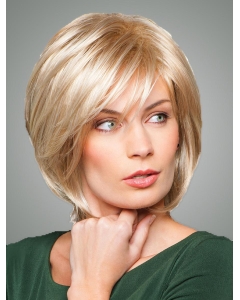 Gentle Blonde Straight Chin Length Bob Wigs Gentle Blonde Straight Chin Length Bob Wigs