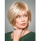 Gentle Blonde Straight Chin Length Bob Wigs
