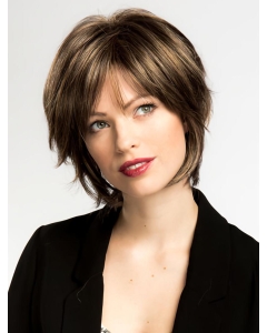 Fashional Chin Length Straight Brown Bobs New Design Wigs Fashional Chin Length Straight Brown Bobs New Design Wigs
