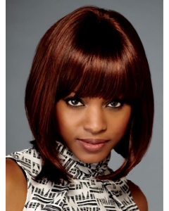 Durable Auburn Lace Front Chin Length Wigs Durable Auburn Lace Front Chin Length Wigs