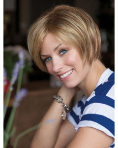 Polite Blonde Lace Front Chin Length Bob Wigs Polite Blonde Lace Front Chin Length Bob Wigs
