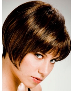 Beautiful Straight Brown Bobs High Quality Wigs Beautiful Straight Brown Bobs High Quality Wigs