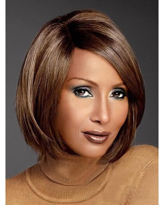 Iman Beautiful Bob Hairstyle Short Straight Lace Front Synthetic Wigs Iman Beautiful Bob Hairstyle Short Straight Lace Front Synthetic Wigs