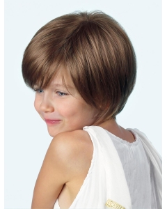 New Design Chin Length Straight Brown With Bangs Fashional Wigs New Design Chin Length Straight Brown With Bangs Fashional Wigs