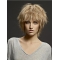 Fashional Blonde Chin Length Straight Layered New Design Wigs