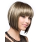 Brown Straight Synthetic Radiant Short Wigs
