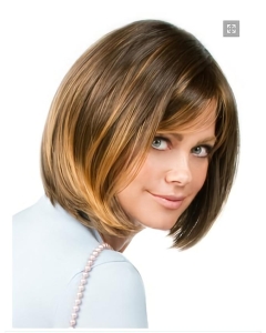 Glamorous Blonde Straight Chin Length Bob Wigs Glamorous Blonde Straight Chin Length Bob Wigs