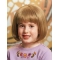 Traditiona Blonde Straight Chin Length Kids Wigs