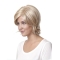 Sleek Blonde Straight Chin Length Monofilament Wigs