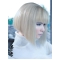 Young Fashion Platinum Blonde Chin Length With Clear Clean lines Lace Front Wigs