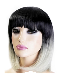 Discount Chin Length Straight Style Without Bangs Lace Front 100% Remy Hair Ombre Wigs Discount Chin Length Straight Style Without Bangs Lace Front 100% Remy Hair Ombre Wigs