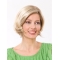 Lace Front Synthetic 9" Straight Platinum Blonde Chin Length Bob Fashion Wigs