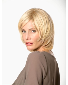 100% Hand-tied Remy Human Hair 11" Straight Blonde Chin Length Bob Cut Wigs Women 100% Hand-tied Remy Human Hair 11" Straight Blonde Chin Length Bob Cut Wigs Women