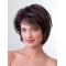 Bobs 10" Straight Brown Synthetic Monofilament Women Wig Medium