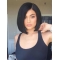 Bobs Remy Human Hair Black Capless Kylie Jenner Wigs