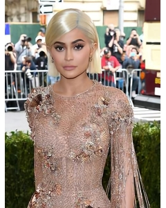 Capless Blonde 10" Straight Synthetic Kylie Jenner Wigs Capless Blonde 10" Straight Synthetic Kylie Jenner Wigs