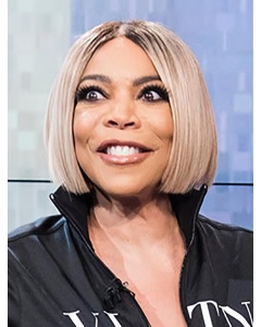 Lace Front Chin Length Grey Straight Bobs Wendy Williams Wigs Lace Front Chin Length Grey Straight Bobs Wendy Williams Wigs