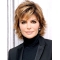 10" Capless Chin Length Synthetic Straight Lisa Rinna Wigs
