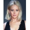 12" Capless Chin Length Synthetic Straight Jennifer Lawrence Wigs