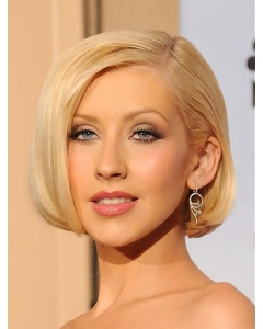 10" Lace Front Chin Length Blonde Bobs Christina Aguilera Wigs 10" Lace Front Chin Length Blonde Bobs Christina Aguilera Wigs