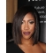 Straight Brown Bobs Full Lace Chin Length Sevyn Streeter Wigs