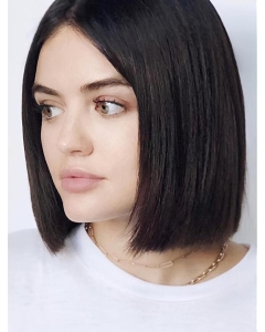 Chin Length Lace Front Synthetic Straight 12" Lucy Hale Wigs Chin Length Lace Front Synthetic Straight 12" Lucy Hale Wigs